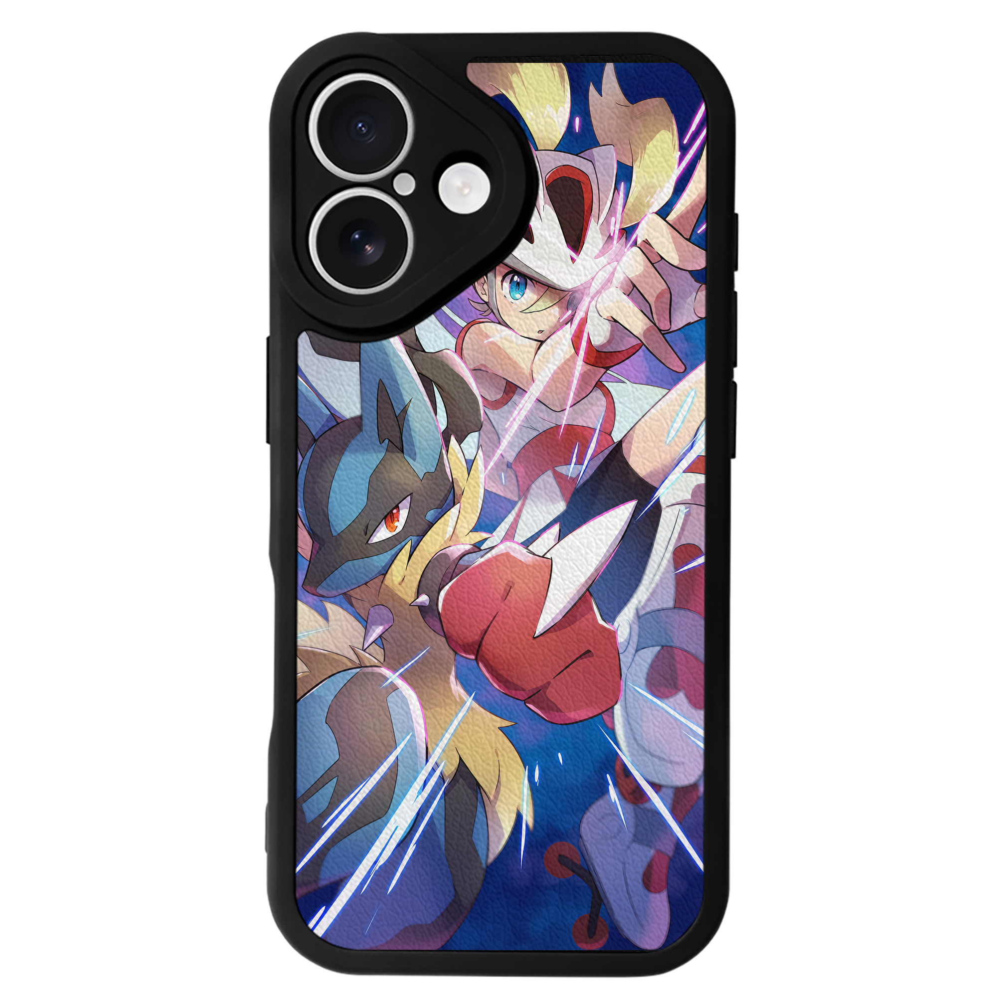（画像用） ポケットモンスター Pokémon 【iPhone 16シリーズ対応】シリコンスマホケース（レザー調） 材質：シリコン